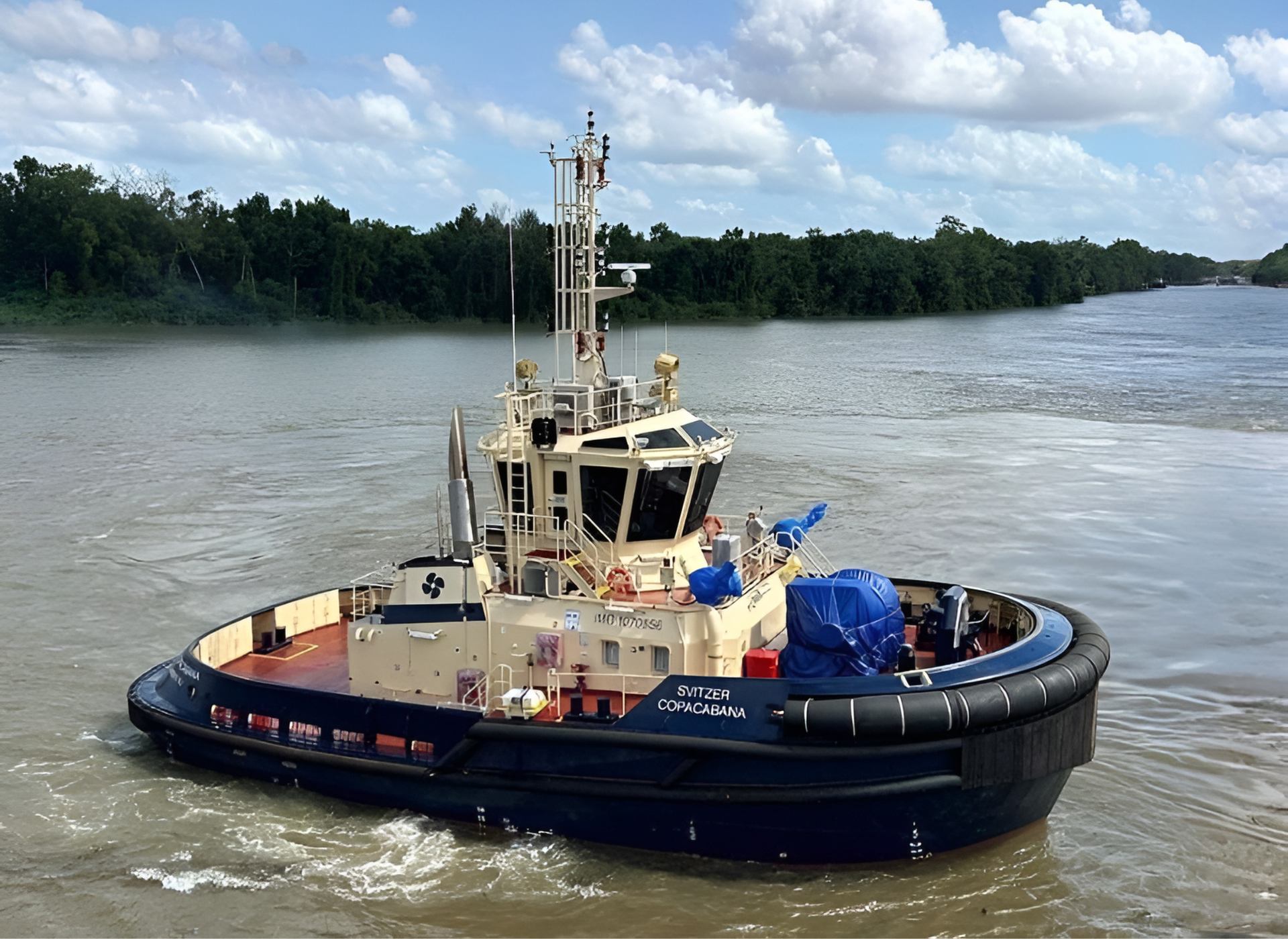 Rio Maguari delivers the Svitzer Copacabana tugboat to Svitzer – Rio ...